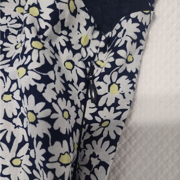 J Crew eyelet sleeveless floral shift dress side pockets lined - Picture 11 of 12